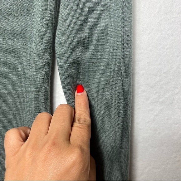 Theory Mock-Neck Crossover Long-Sleeve Sweater - Picture 3 of 7